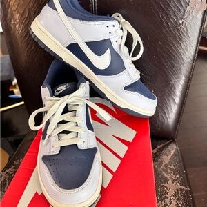 Nike Dunks Blue, Light blue and White Sneakers Sz 7Y or women’s Sz 8.5